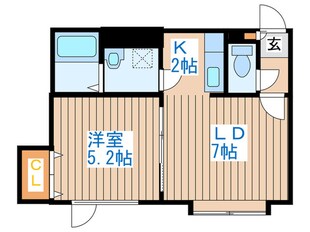 ラピスラズリの物件間取画像